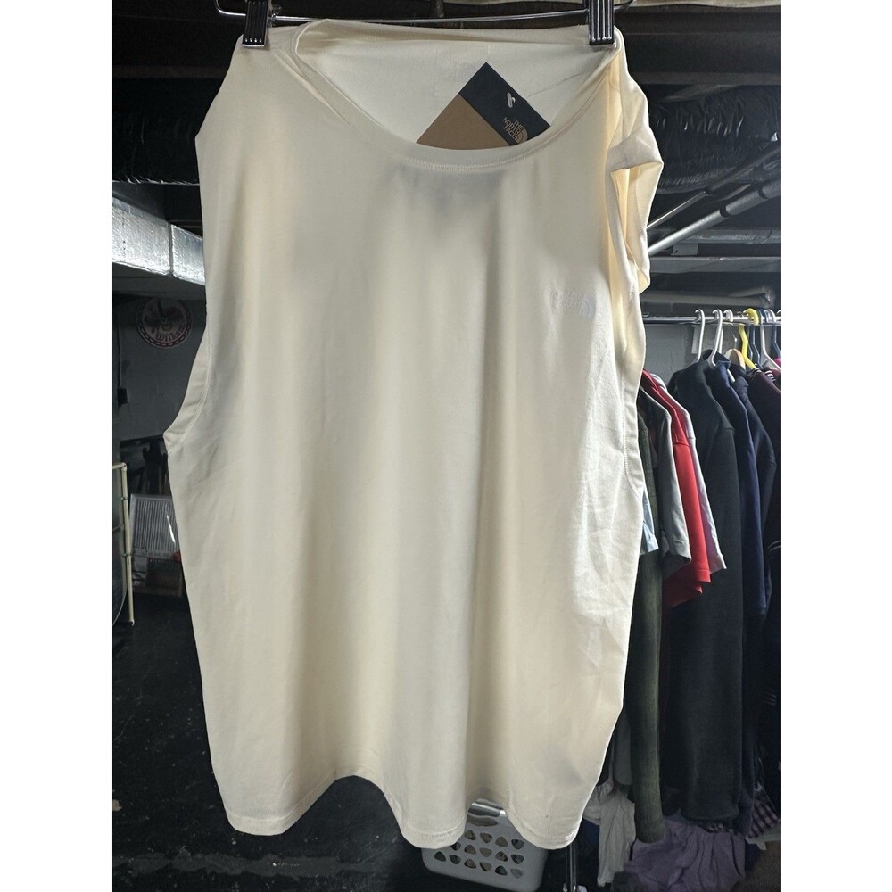 The North Face FlashDry-XD Adventure Muscle Tank Women's M White Crew Polyester